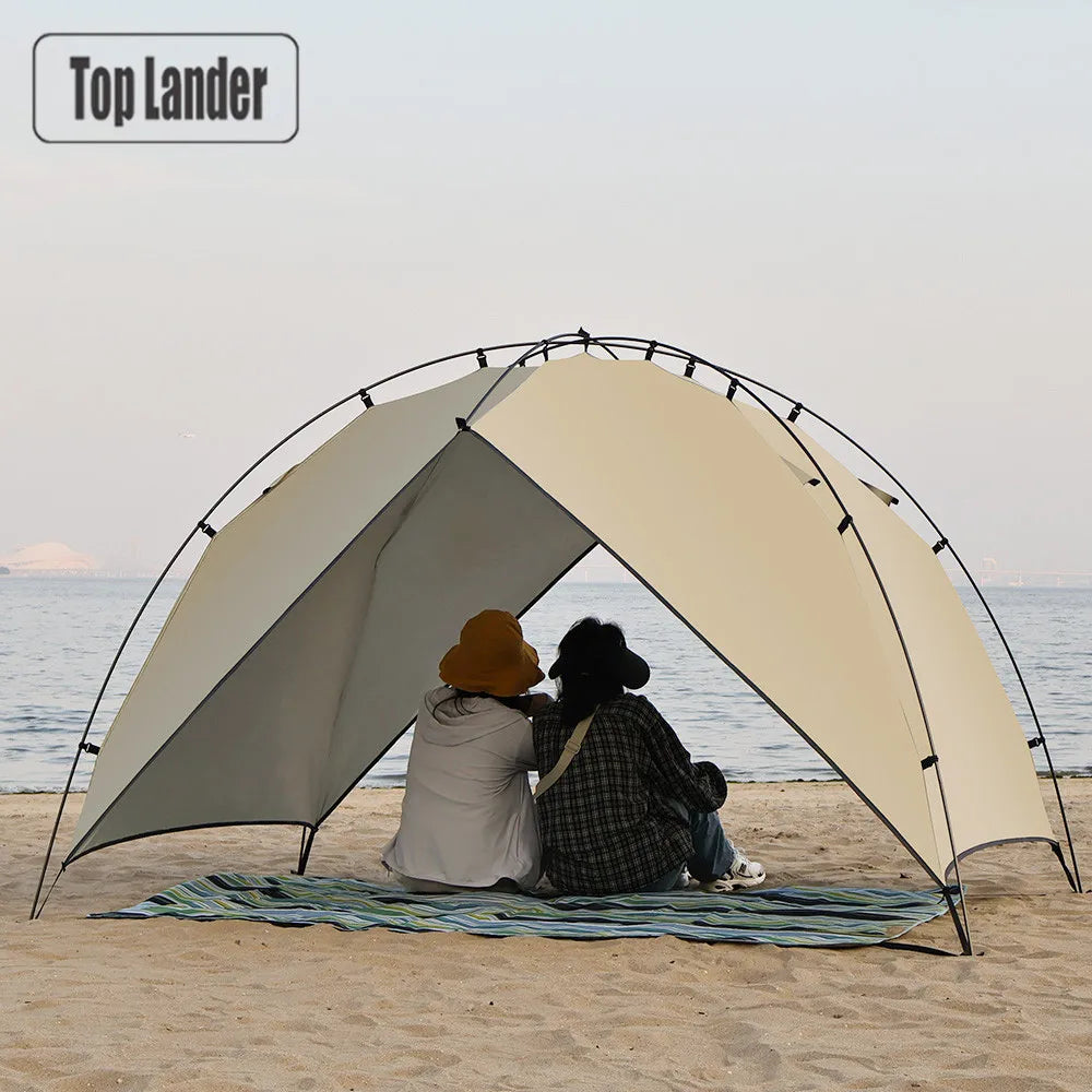 Lightweight 2–4 Person Camping Tent for Beach