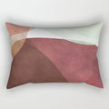 Modern geometric simplicity plush pillowcase，