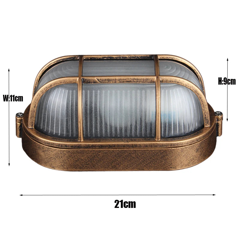 Retro Moisture Explosion-proof Vintage Outdoor Porch Light