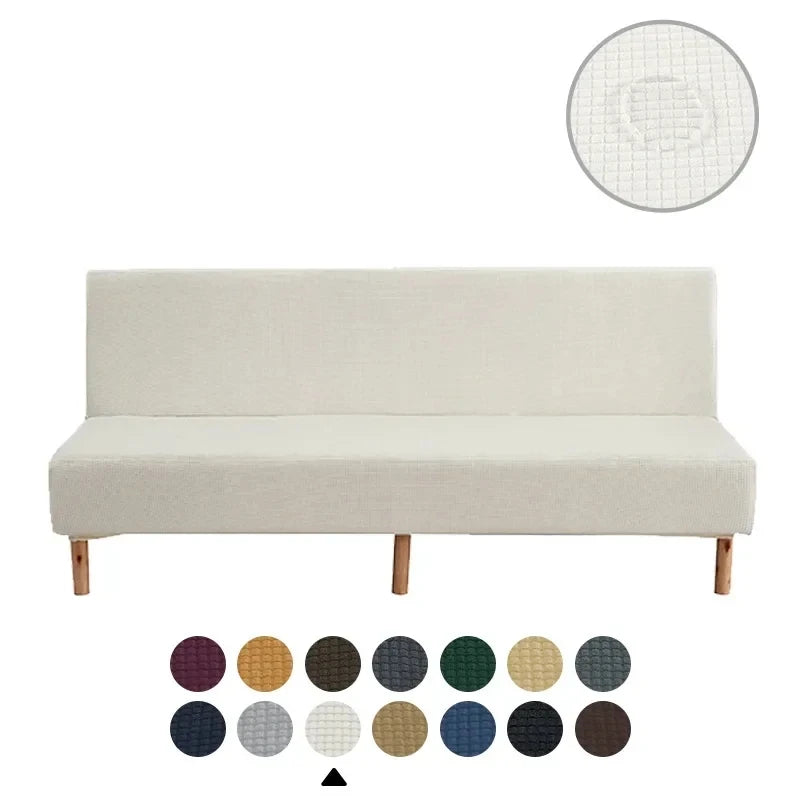 Water-repellent Armless Sofa Bed Sofa Bed with Breathable Cover