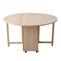 Multifunctional Round Folding Dining Table with Dining Chairs
