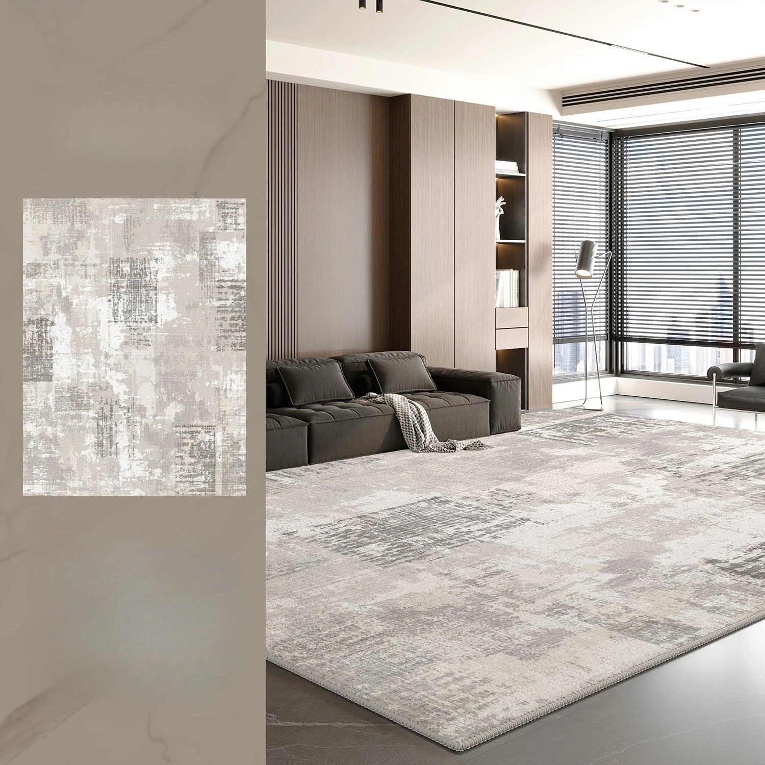 Modern Style Bedroom Decor Large Carpet Light Luxury Carpets for Living Room Fluffy Soft Lounge Floor Mat Thick Plush Study Rug