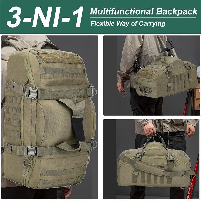LQARMY 30L 45L 80L Outdoor Mountaineering Bag