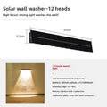 Outdoor Solar Wall Washing Lights For The Courtyard For The Gates And Pillars Of The Villa On The Corners And Corners Of The Wal