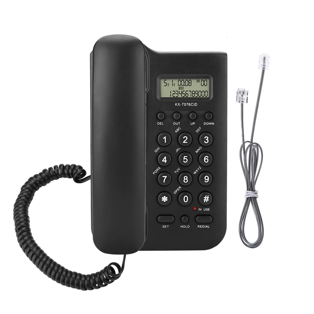 Wired Desktop, Wall Landline Telephone