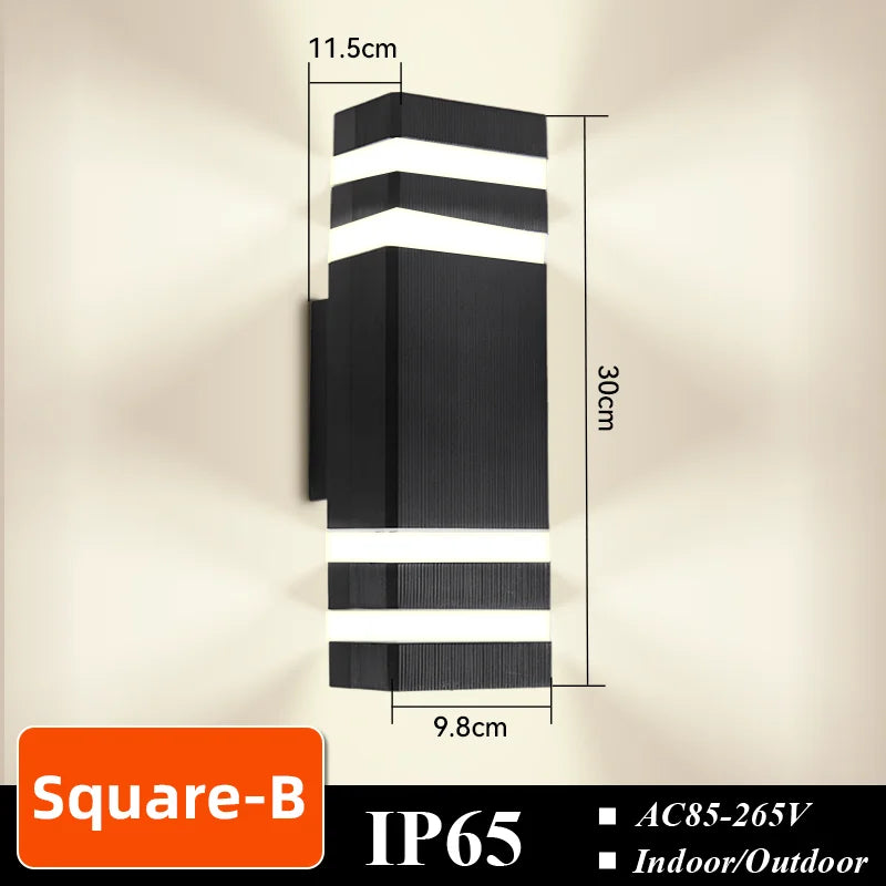 CHUANGYANG Led Outdoor Porch Light/Indoor Wall Light