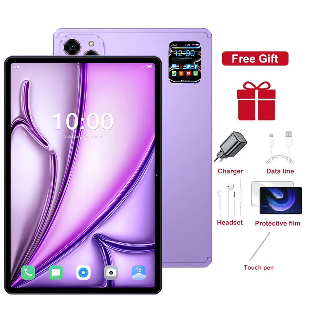 2026 New Pad 7s Pro Original Android 22GB+2TB 10.1inch Tablet Global Version 5G Dual SIM Card Tablets PC WIFI Tab For kids Gifts