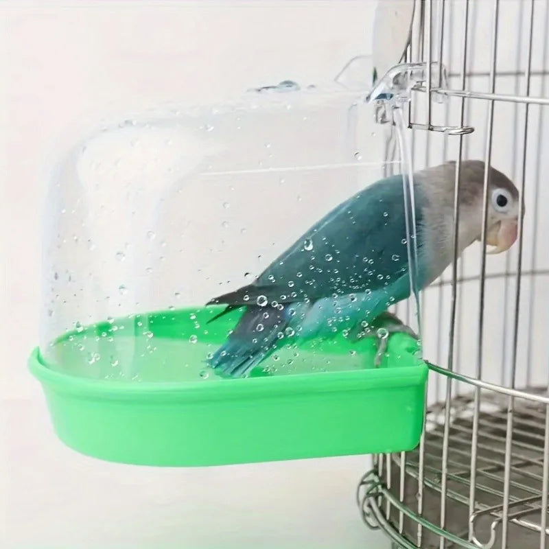 Transparent Bird Bath Tub -