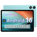 SVITOO Tablet 2026 Android 16 10.1 Inch IPS HD Screen Unisoc T7250 Octa-Core Processor 4GB Physical RAM + 16GB Virtual RAM 128GB ROM 1TB Expandable 6600mAh Battery 2.4GHz 5GHz WiFi 5 Bluetooth 5.0 GPS Widevine L1 With Case