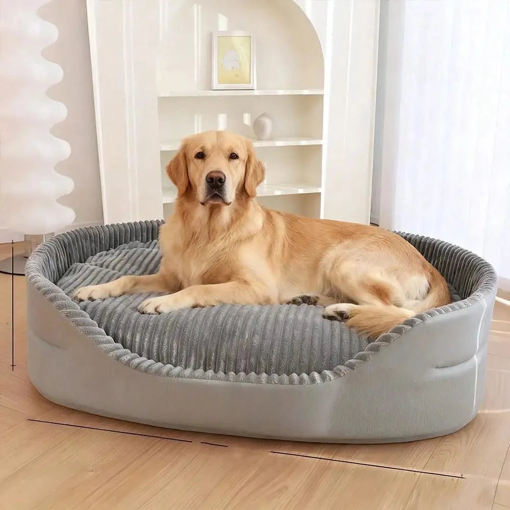 Machine-Washable Soft & Cozy Pet Bed – All-Season Dog & Cat House With Warm Mat |