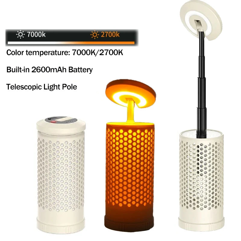 8000mAh Rechargeable Outdoor Telescoping Camping Lantern