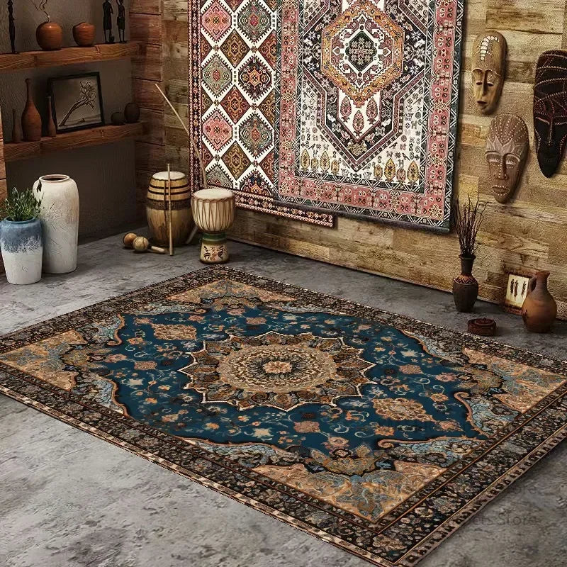 Persian American Retro Carpet, Ethnic Style