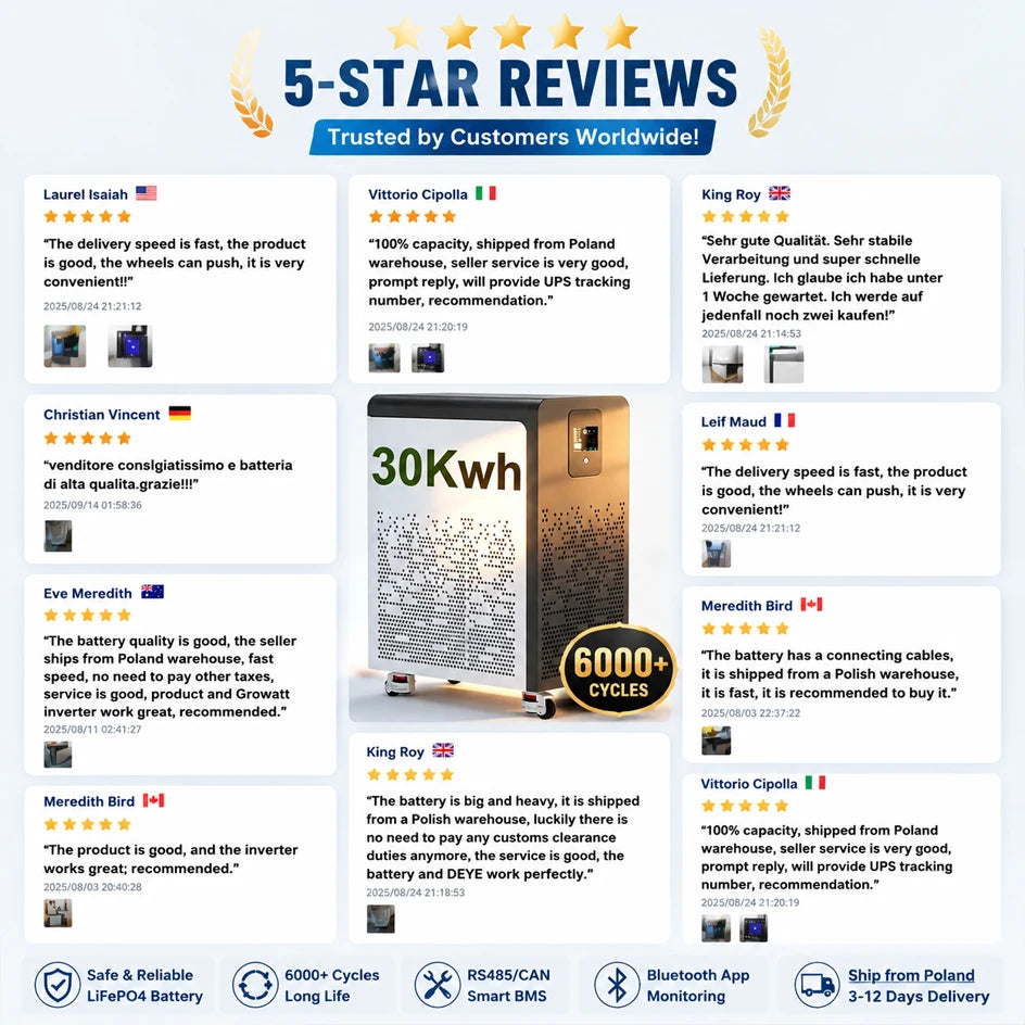 LiFePO4 48V 600Ah 300Ah Battery Pack 6500+ Cycles Bluetooth RS485 CAN BMS 51.2V 100Ah Solar Energy Storage Lithium AKKU EU STOCK
