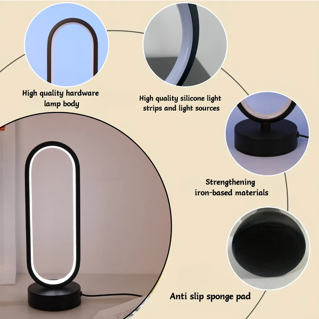 Minimalist Ring LED Desk Lamp,