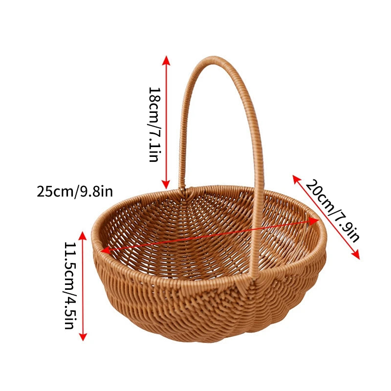 Hand Woven Creative Flower Baskets