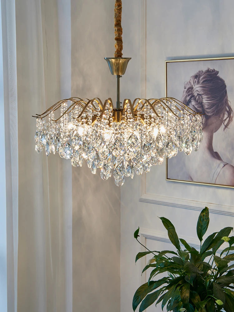 LED Crystal Pendant Chandelier