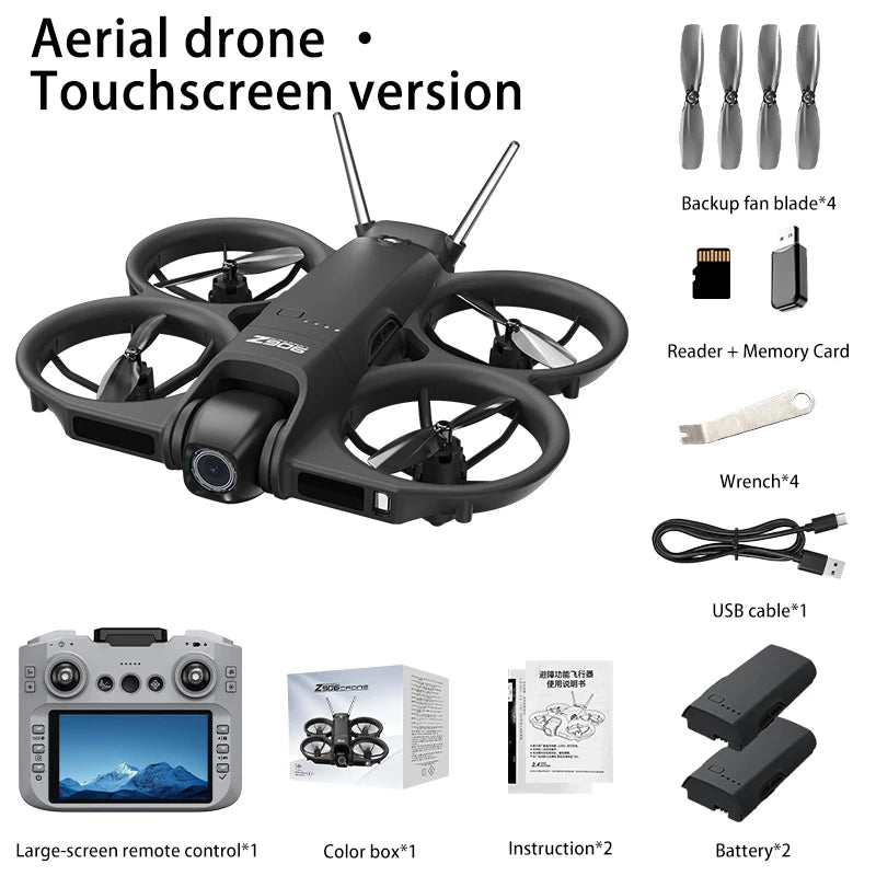 Original Z906 4K HD 8K Drone, 5G Brushless Anti-Drop Four-Axis Long-Range Obstacle Avoidance Foldable Quadcopter