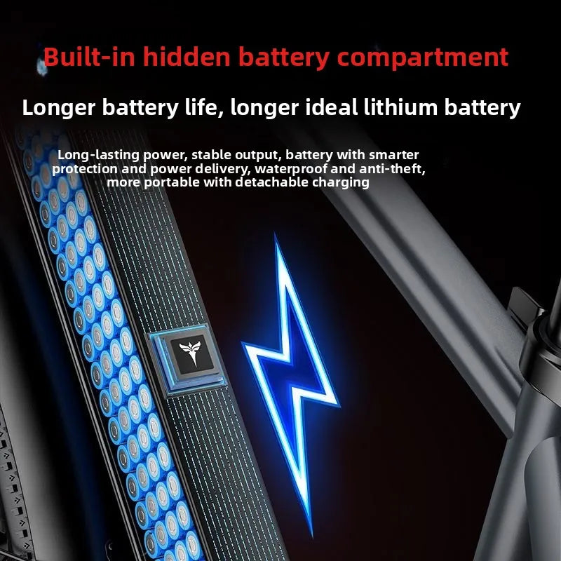 48V20AH lithium-ion battery 400W brushless motor 26-inch E-Bike