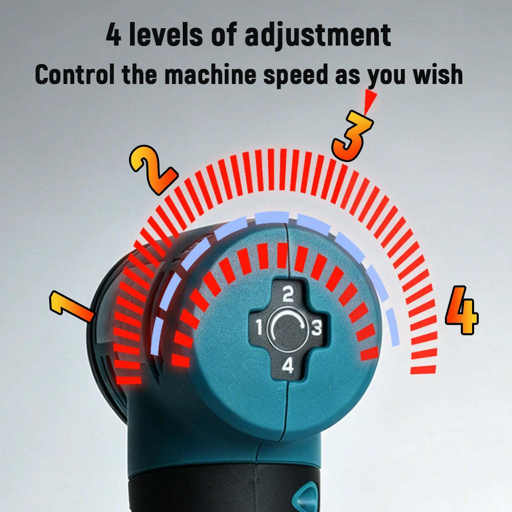 TUNGFULL Brushless Cordless Rotary Tool with Charger, 3/4-Speed Mini Electric Grinder
