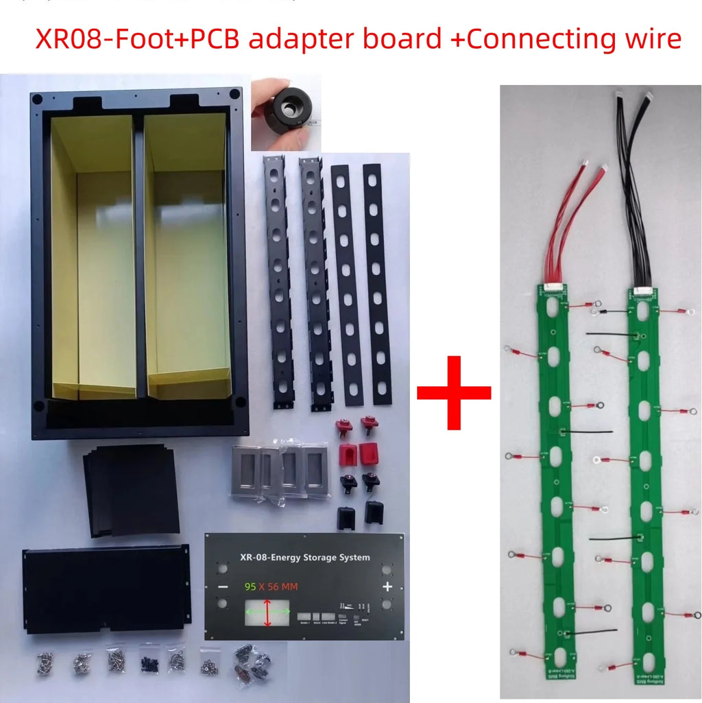 JK BMS-3.2 LCD XR08- 48V280AH Power Box LiFePO4 Battery Case Solar Home Energy Storage 16S 51.2v DIY Kit For EVE CATL 280 310AH