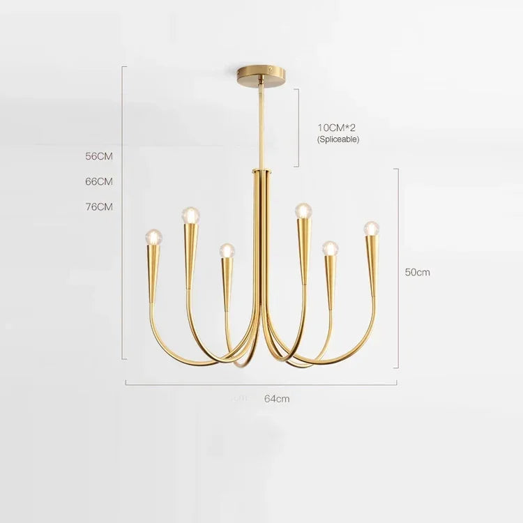 Modern French  Classic Design Branch Chandeliers