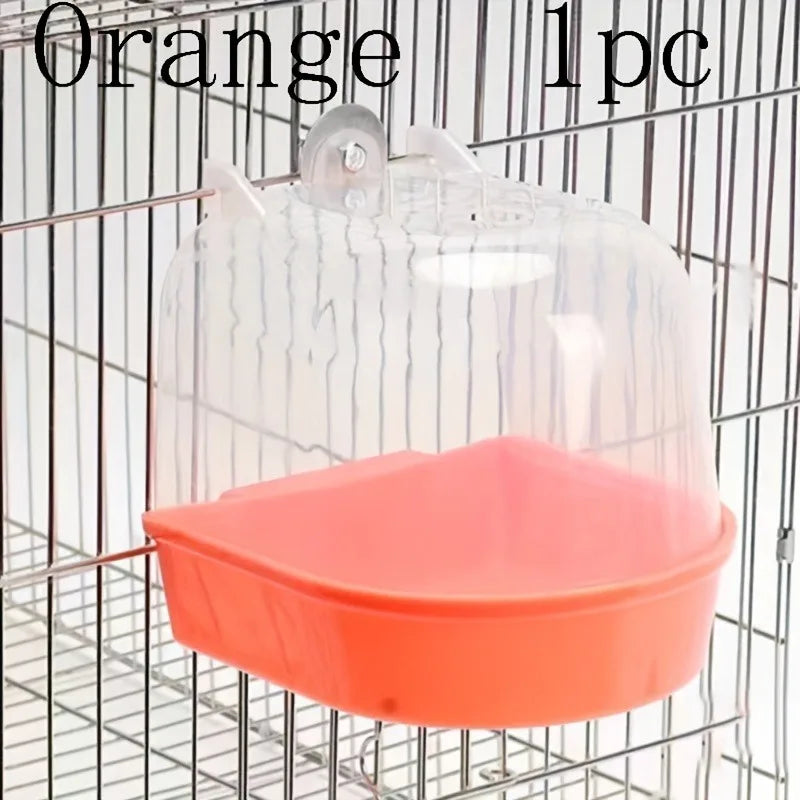 Transparent Bird Bath Tub -