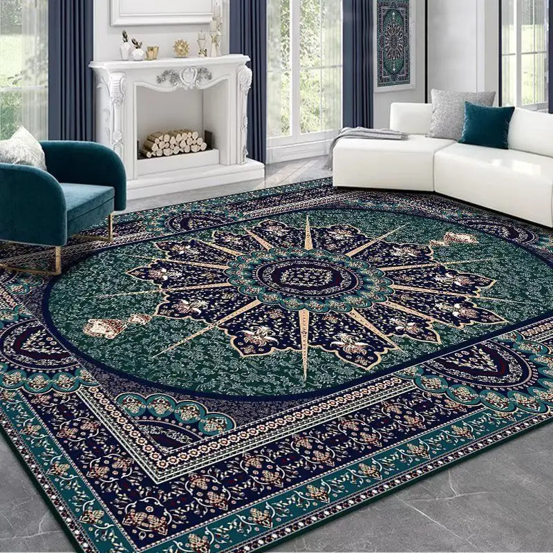 Ethnic Retro Style Carpet for Living Room 200x300 Large Room Rugs for Bedroom Washable Home Decoration Soft Floor Mats Anti-slip