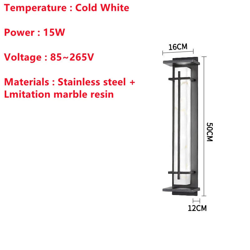 Modern Stainless Steel LED Wall Light