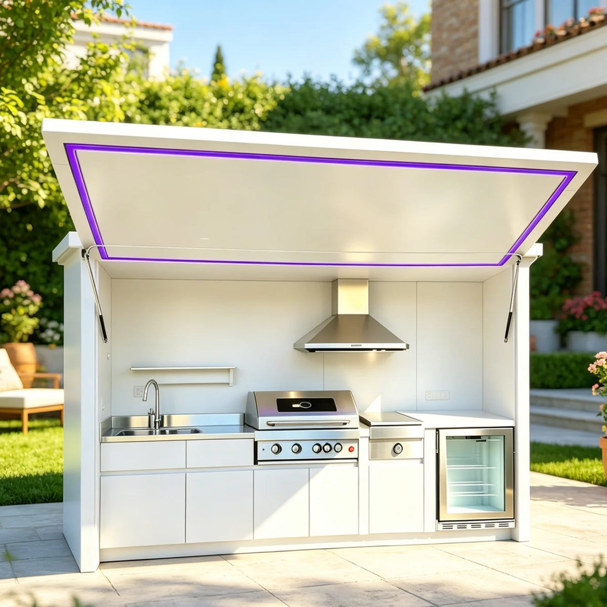 Full Equipped Modular Outdoor Cooking Cabinet
