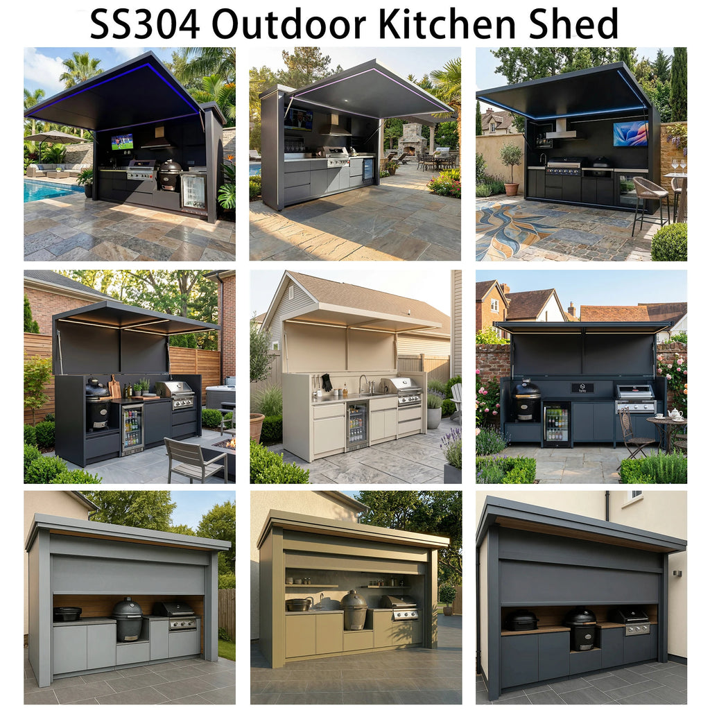 Outdoor Kitchen Shed