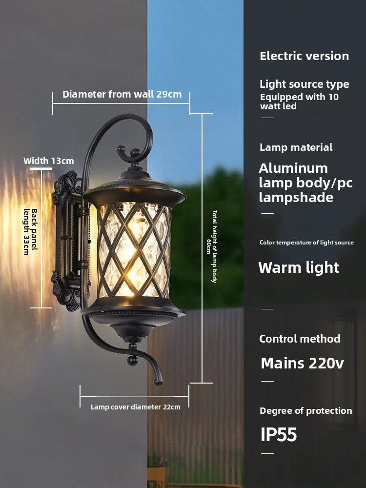 Outdoor Waterproof Solar Energy Exterior Wall Lamp