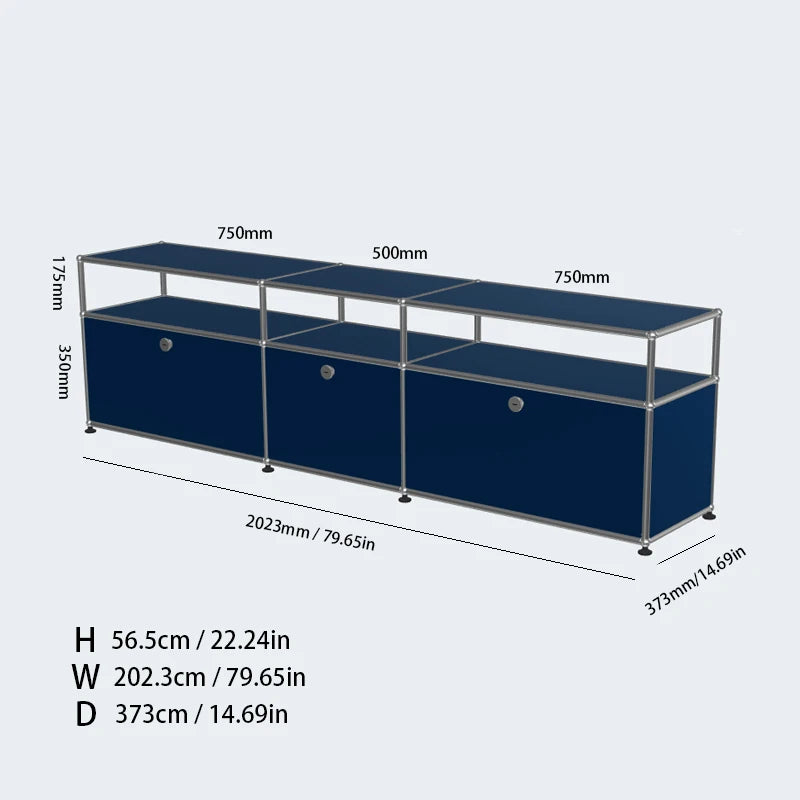 TV Stand Storage Cabinets, Corner Cabinet, Metal Storage Display Cabinet
