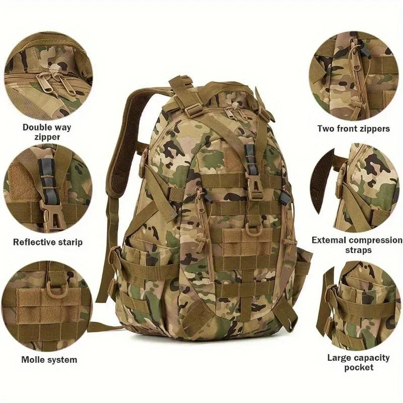 40L Tactical Backpack for Men