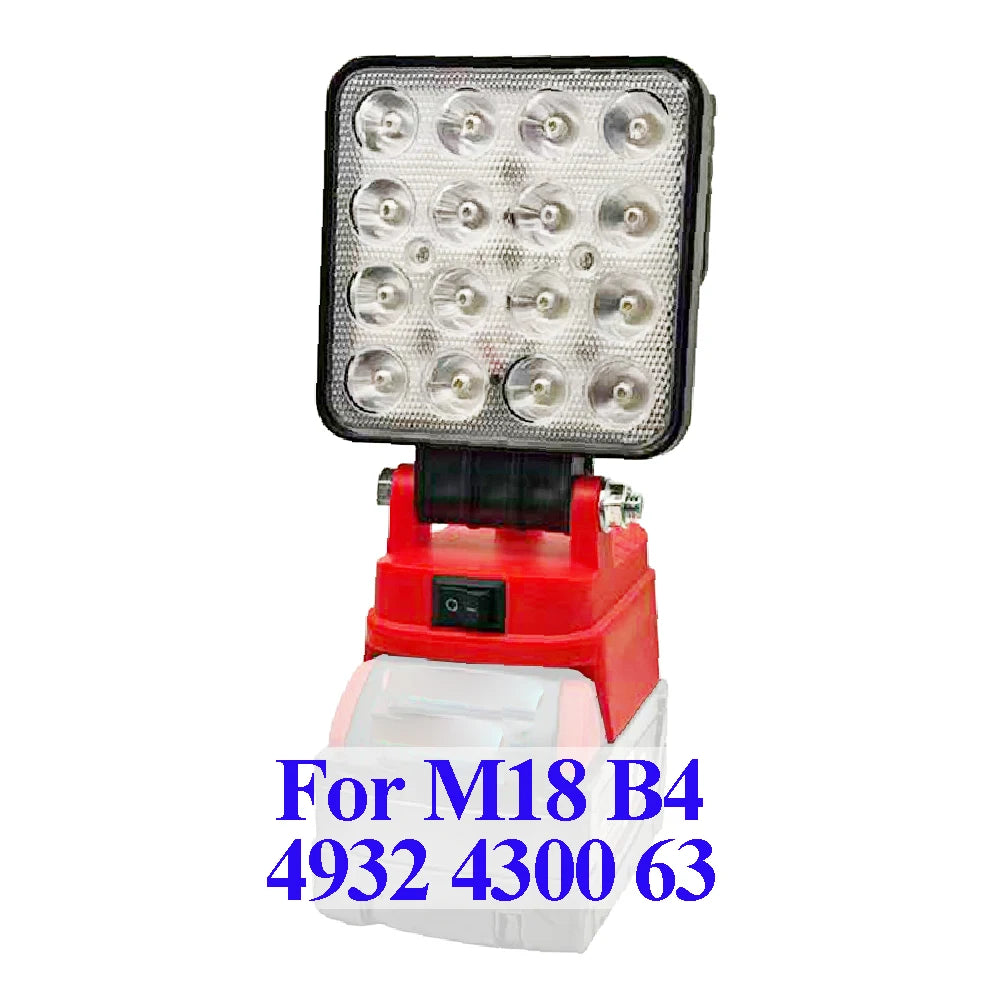 LED 18V Work Light for Makita, for DeWalt, For Milwaukee, for Ryobi
