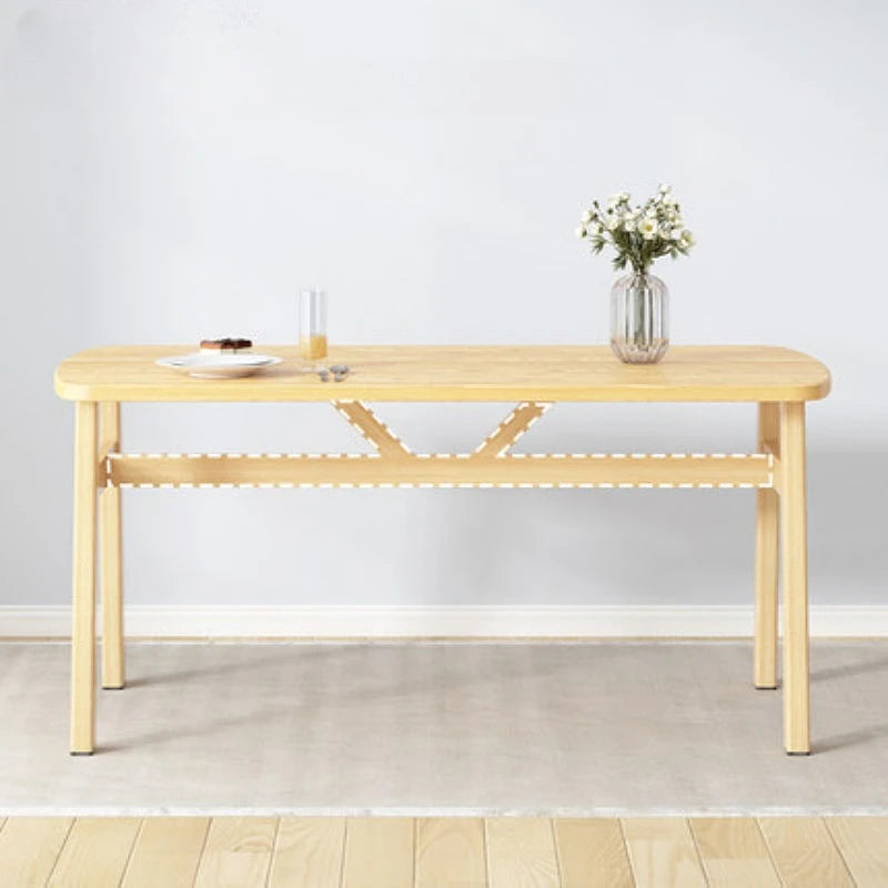 Modern Minimalist Dining Table Set with 4 Chairs