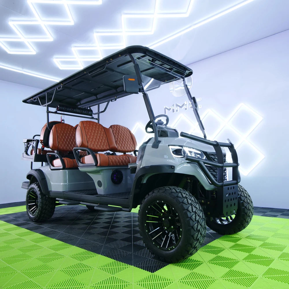 Golf Car Buggy, 48/60/72V Solar Panel Electric Golf Carts