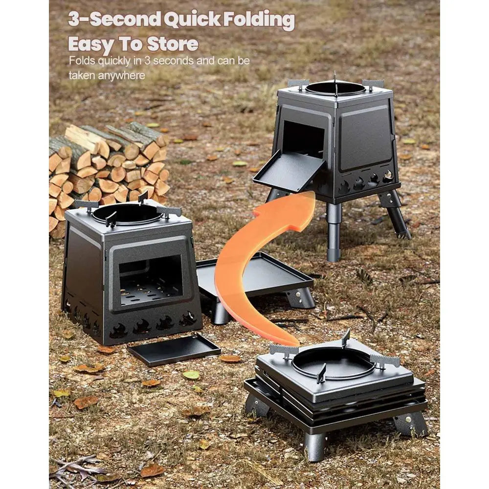 Portable Wood Burning Camping Stove