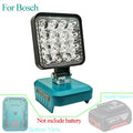Working Light For Makita For DeWalt For Bosch For Milwaukee Lithium Batteries