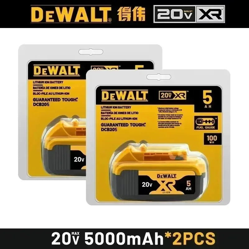 New 100% Original Dewalt 6Ah/5Ah 20V Power Tool Battery DCB206 20V Battery DCB205 DCB200 Air Transport