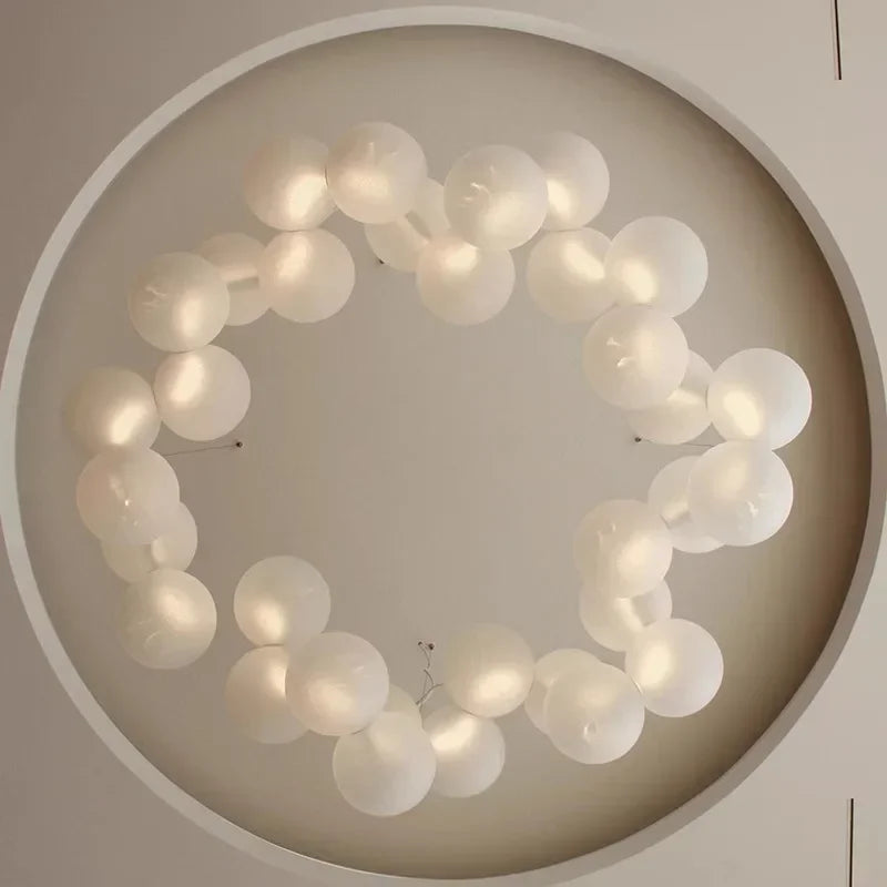 Acrylic Ball Pendant Nordic Dimmable Chandelier