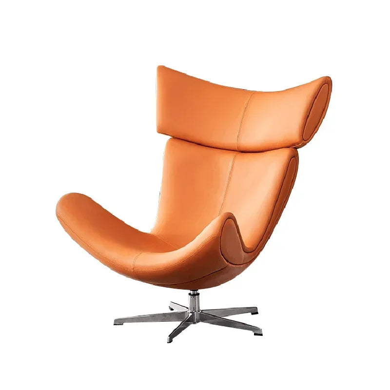 Comfortable Ergonomic Modern Leather Nordic Sofa Chairs