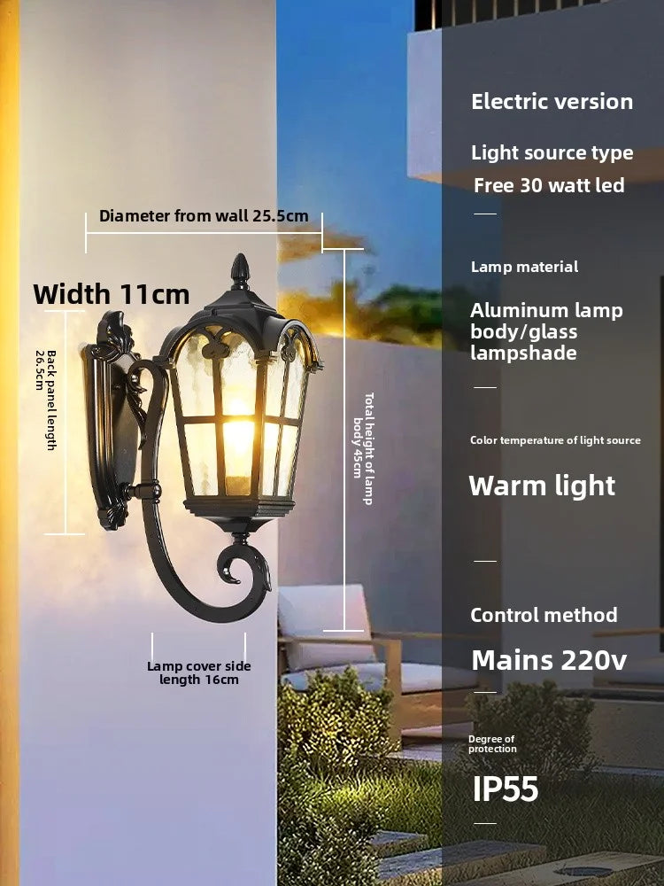 Outdoor Waterproof Solar Energy Exterior Wall Lamp