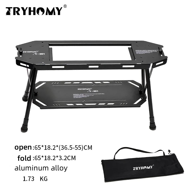 Tryhomy Outdoor 0.5 Unit Skateboard Aluminium Camping Table