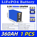 Lifepo4 Battery 3.2V 360AH 340AH 320AH 280AH 100AH for DIY Car Marine Solar Energy Storage 12V 24V 48V Grade A EU US Tax-Free