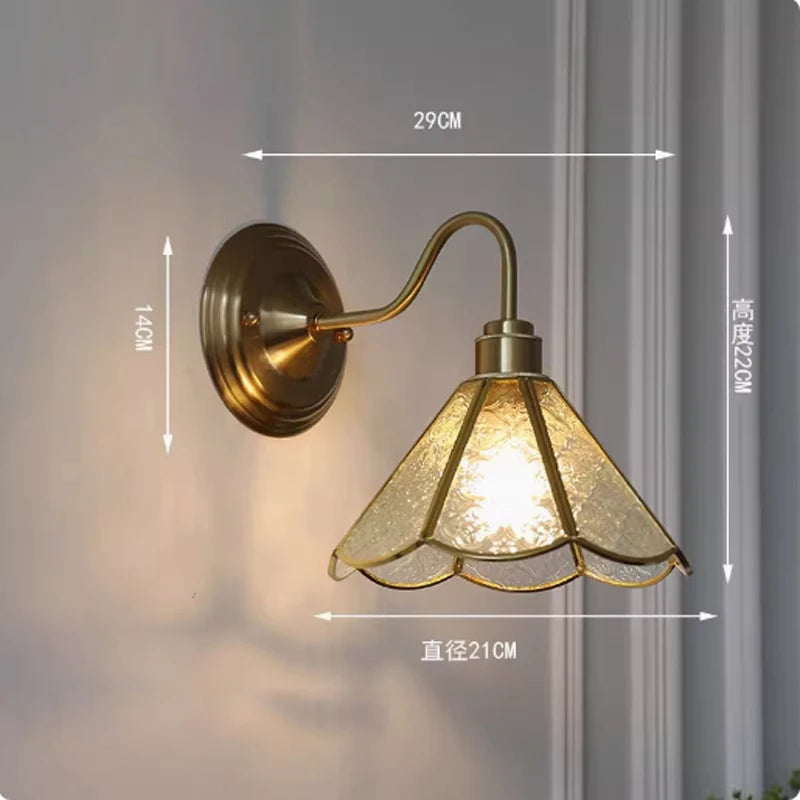 Vintage Copper Wall Light