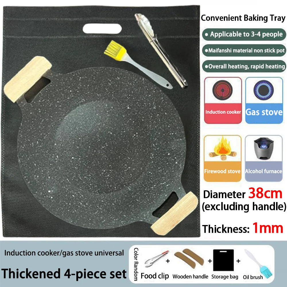 Anti-Stick Multi-Purpose Barbecue Cooking Plate