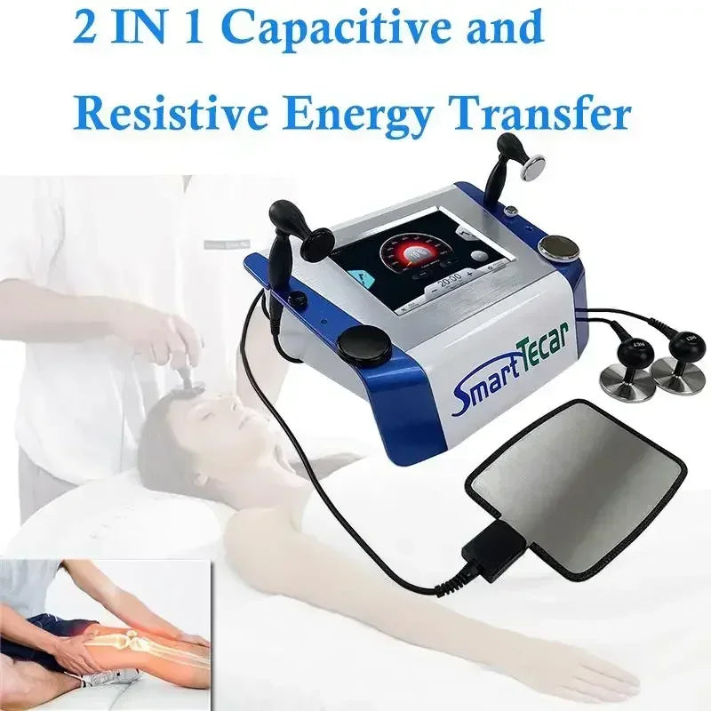 Indiba Ret CET Smart Tekar Therapy Microcurrent Face Lift Machine, Handles - Chiropractic Physio Spine Pain Relief Radio Frequencies