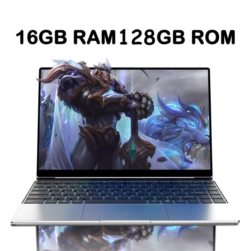 New 14.1" Laptop Intel Core I9-9900 32GB 2TB Gaming PC Ultra Slim Office Study Computer PC Windows 11 Pro 1920*1080 HD