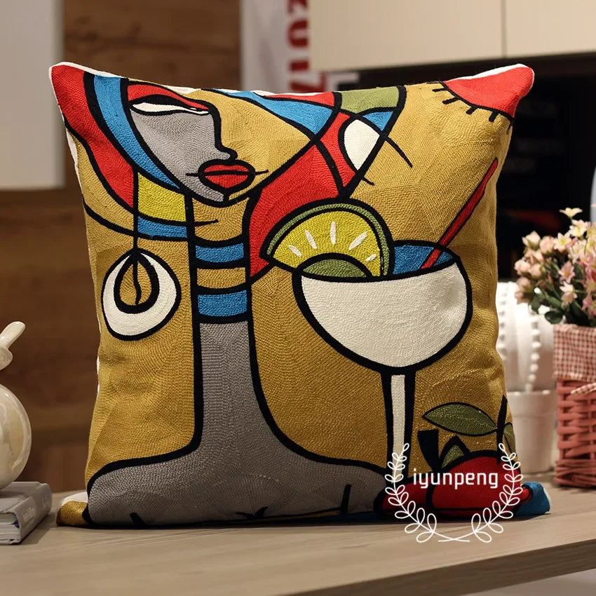 Abstract Creative Cushion Covers, Decorative Throw Pillowcases
