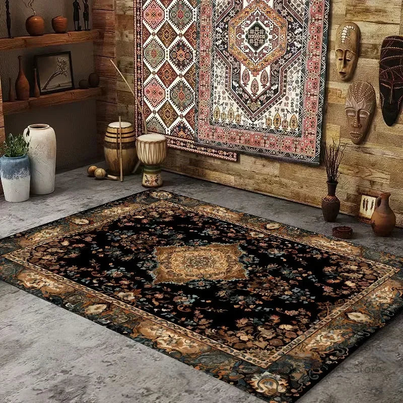 Persian American Retro Carpet, Ethnic Style
